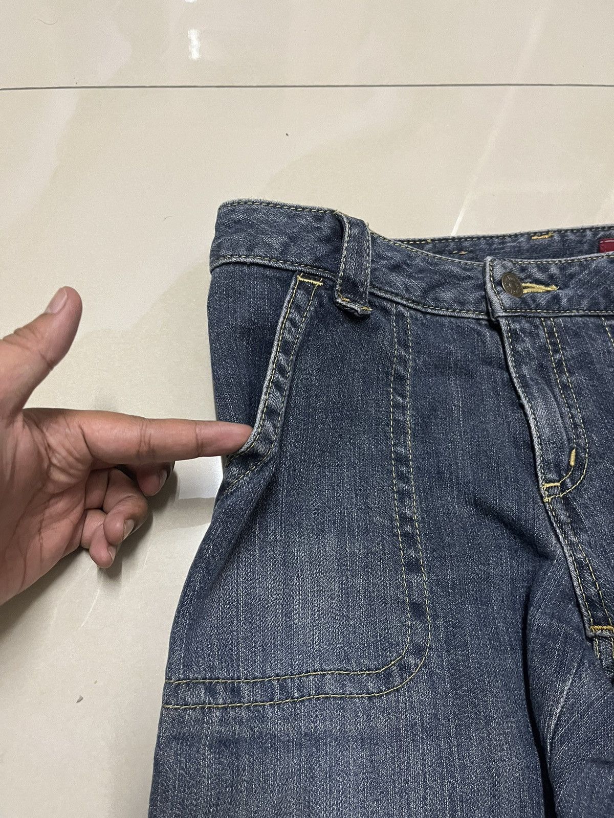 Tornado Mart Flare jeans Hush hush baggy low rise baker pant wideleg F1 Size US 30 / EU 46 - 4 Thumbnail