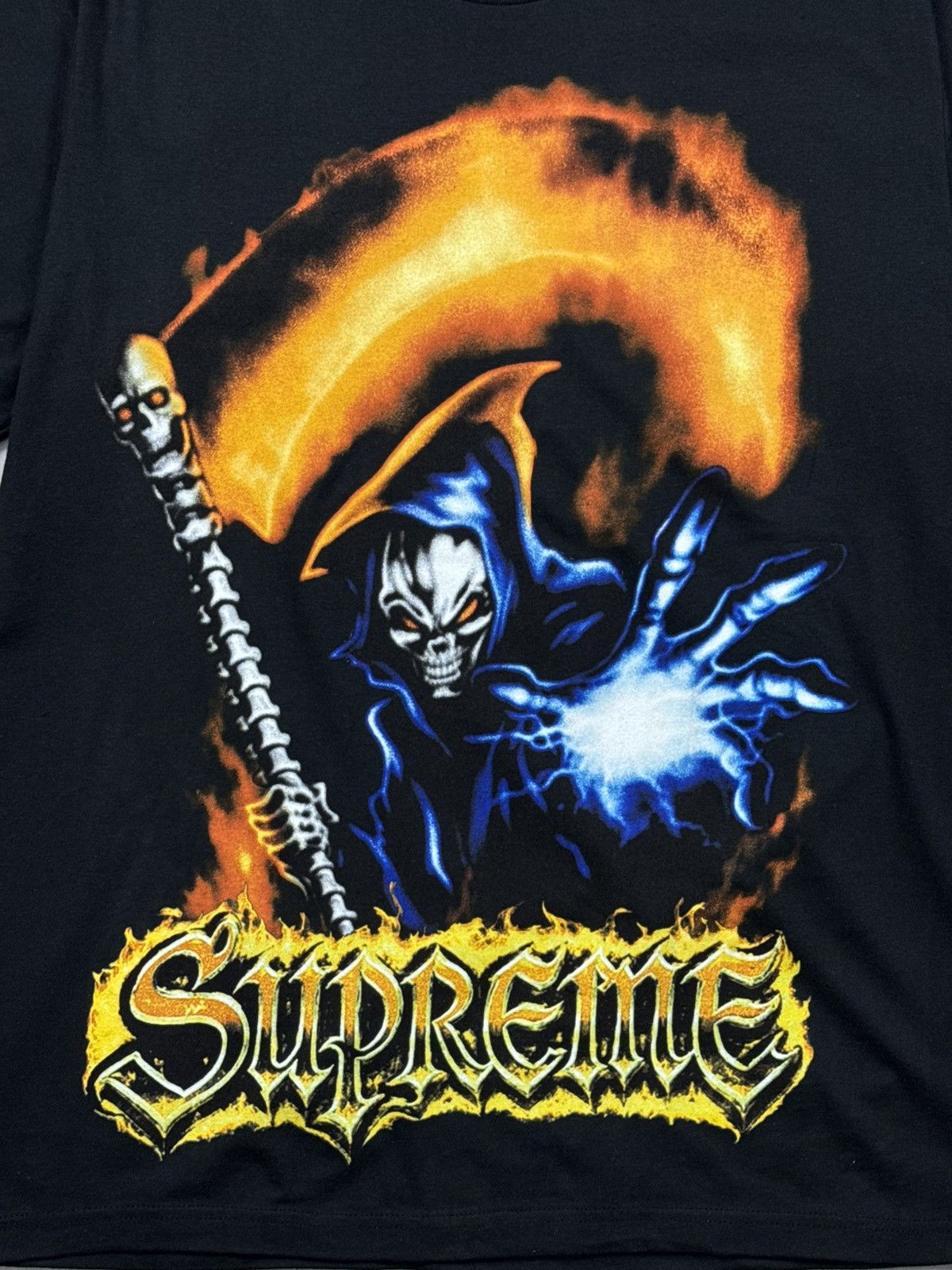 Supreme Ss26 Supreme Grim Reaper Tee Size US L / EU 52-54 / 3 - 2 Thumbnail