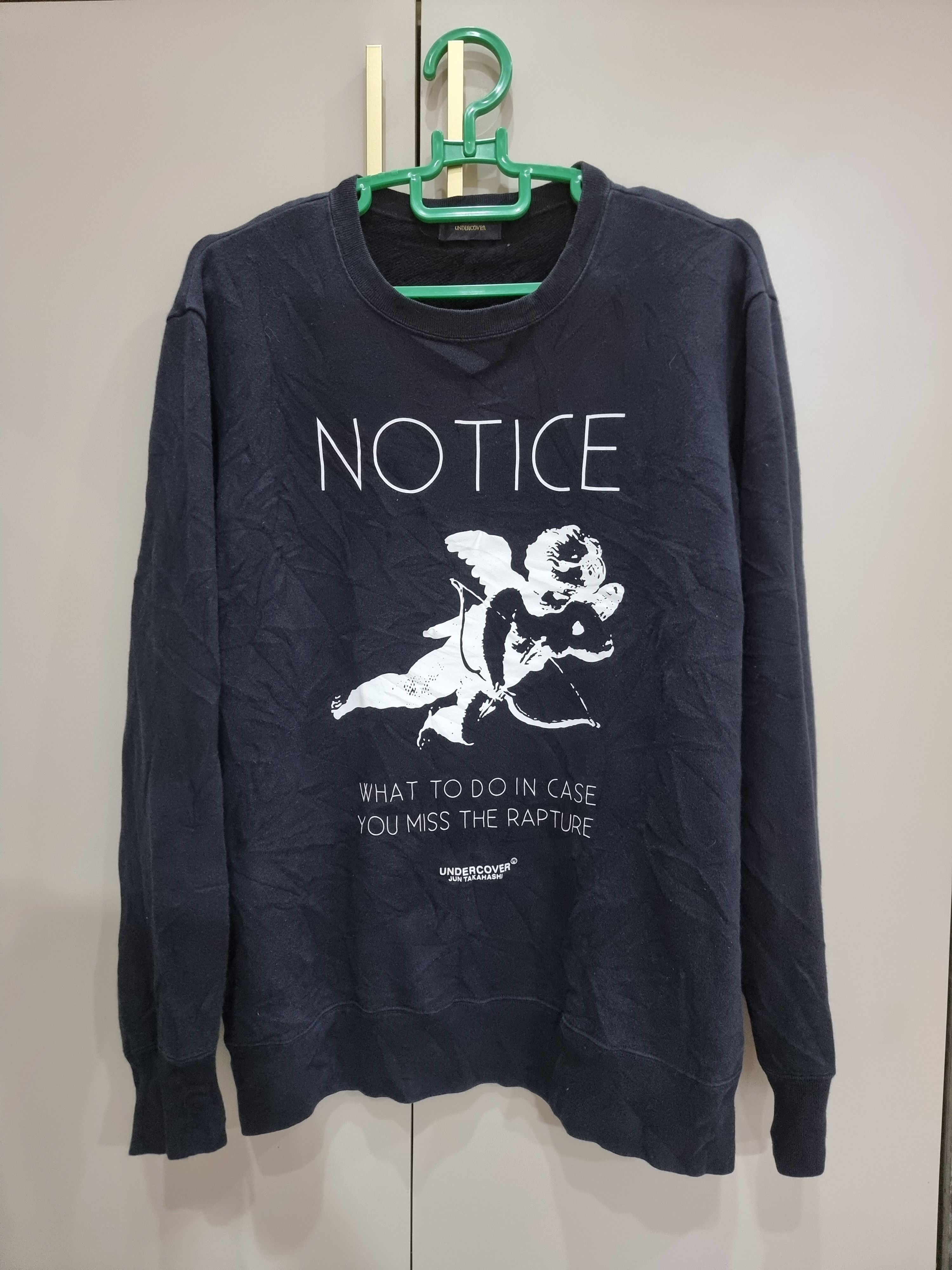Japanese Brand Undercover NOTICE graphic print crewneck sweatshirt Size US M / EU 48-50 / 2 - 1 Thumbnail