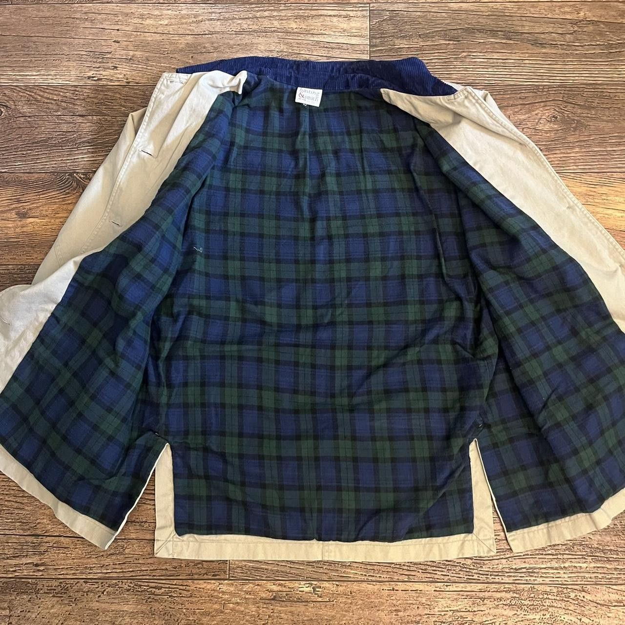 Vintage Vintage 90’s Chore Jacket with Flannel Lined Size US L / EU 52-54 / 3 - 3 Thumbnail