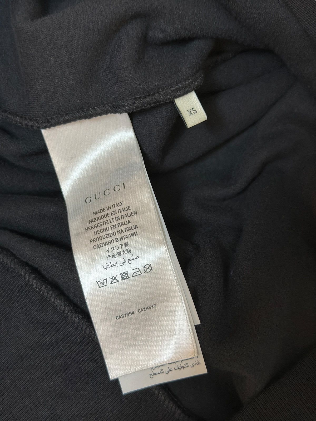 Gucci Black Gucci Velvet Hoodie Size US XS / EU 42 / 0 - 8 Thumbnail