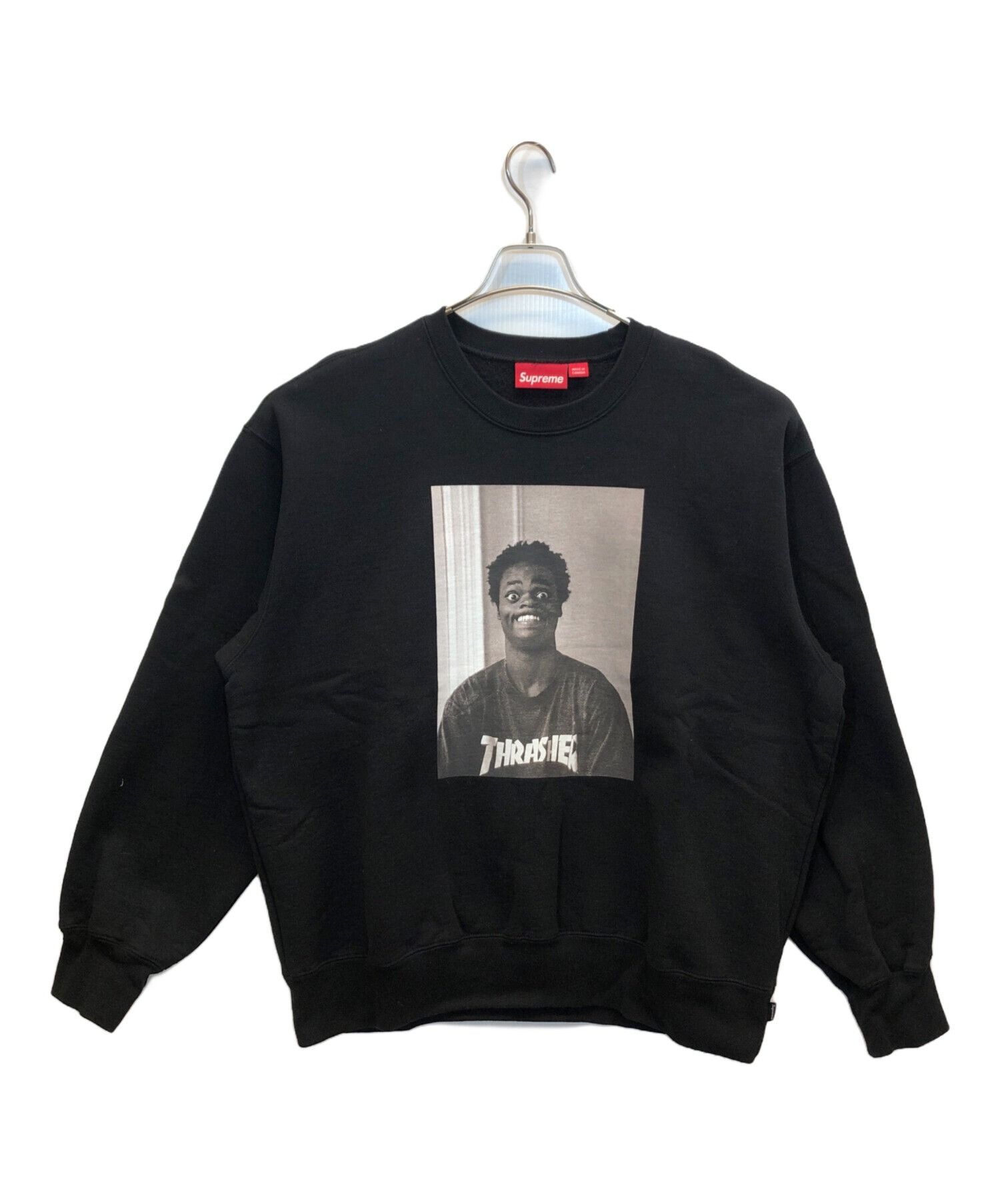 SUPREME × THRASHER 24FW Harold Crewneck T-shirt Black Size L