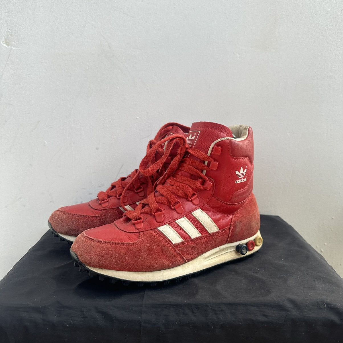 Adidas Adidas Vintage Moto Boxing High Boots Shoes Size US 7.5 / IT 37.5 - 5 Thumbnail