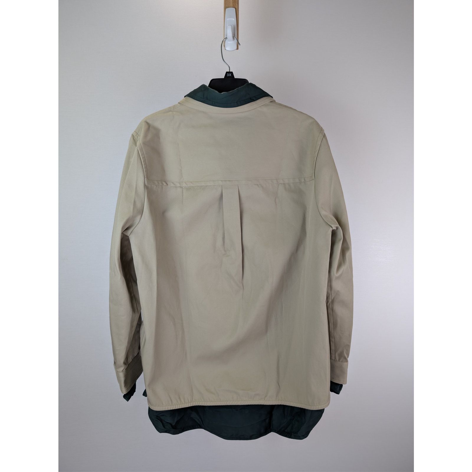 Bottega Veneta o1rshd1 Cotton Twill Overshirt Button up Shirt in Travertine Size US M / EU 48-50 / 2 - 16 Thumbnail