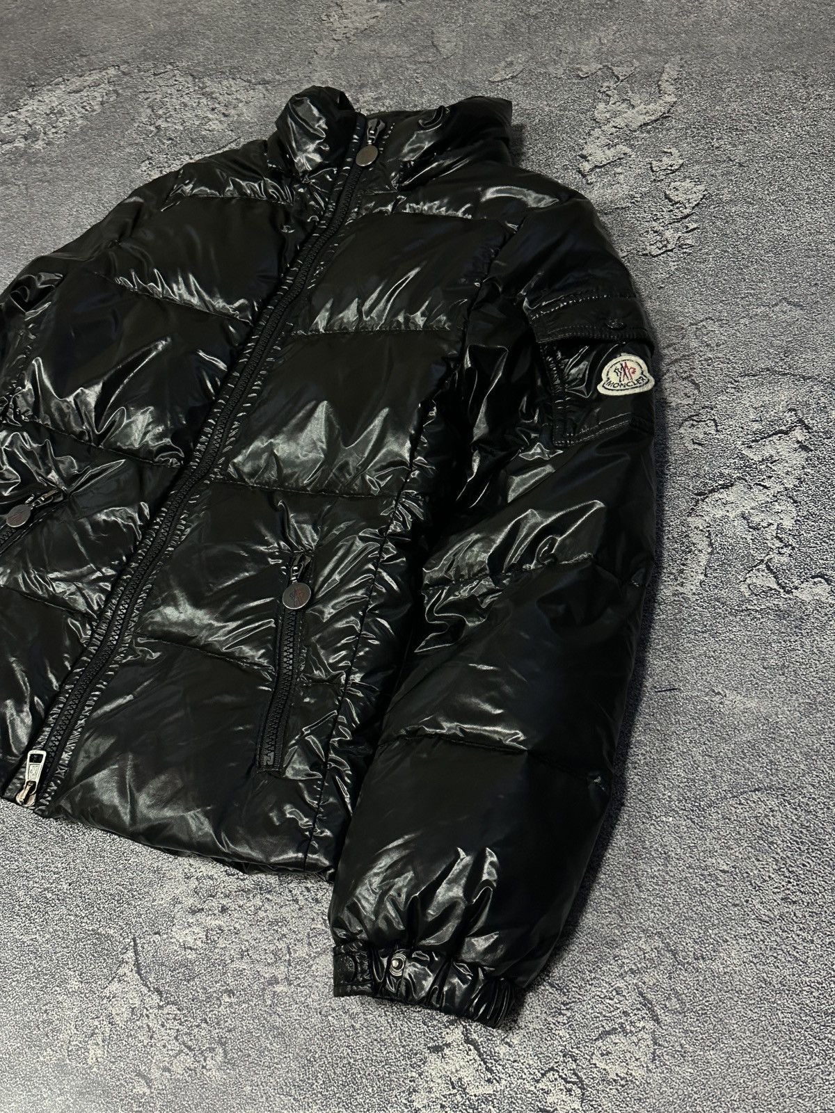 Moncler Authentic Moncler Maya Giubbotto Kids Down Jacket Black 10Y Size XXS / US 00 / IT 34 - 4 Thumbnail