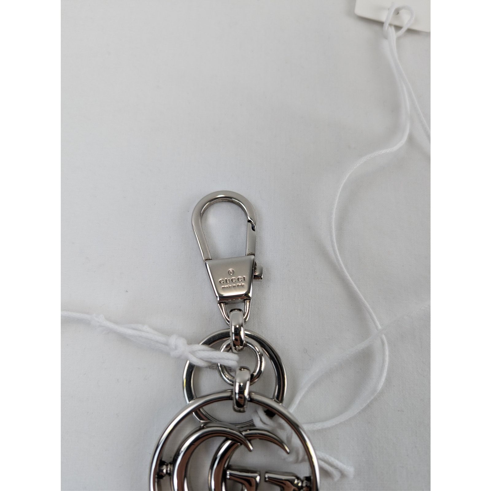 Gucci o1rshd1 Size: OS / Men's Metal Key Chain Ottone in Silver Size ONE SIZE - 3 Thumbnail