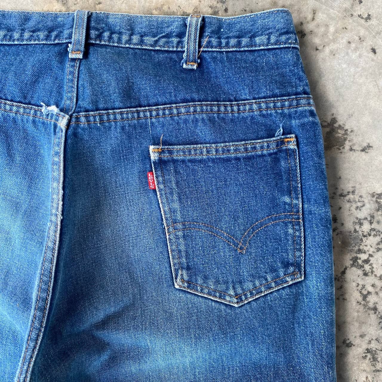 Levi's VINTAGE 70S LEVIS DENIM FLARED BUTTON 4 ZIPPER TALON W33X29 Size US 33 - 7 Thumbnail