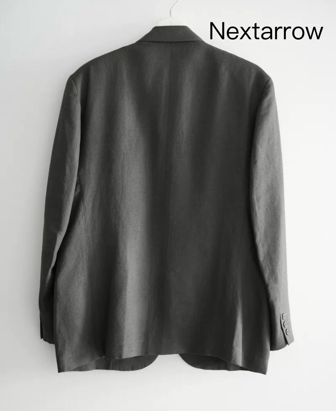Yohji Yamamoto Yohji Yamamoto 80s Fishbone Jade Worm Suit 2412-Nextarrow Size US M / EU 48-50 / 2 - 2 Thumbnail