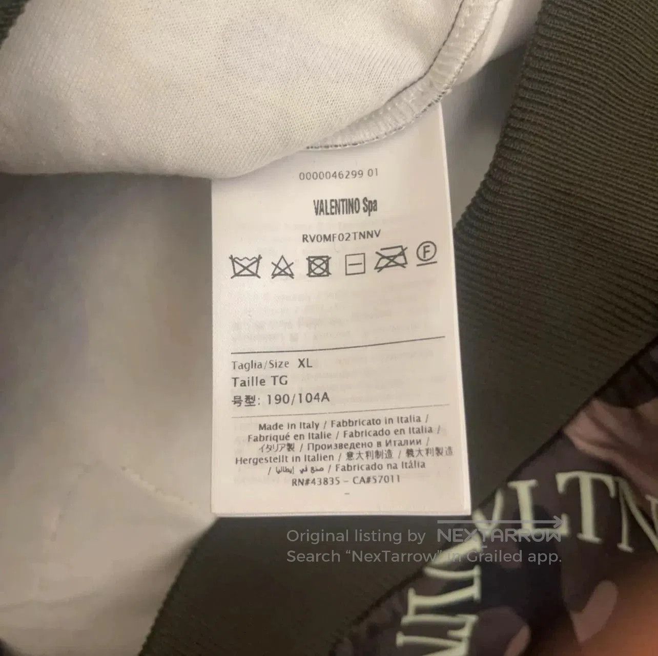Valentino Valentino Camo Hooded Sweatshirt. Size US XL / EU 56 / 4 - 4 Thumbnail