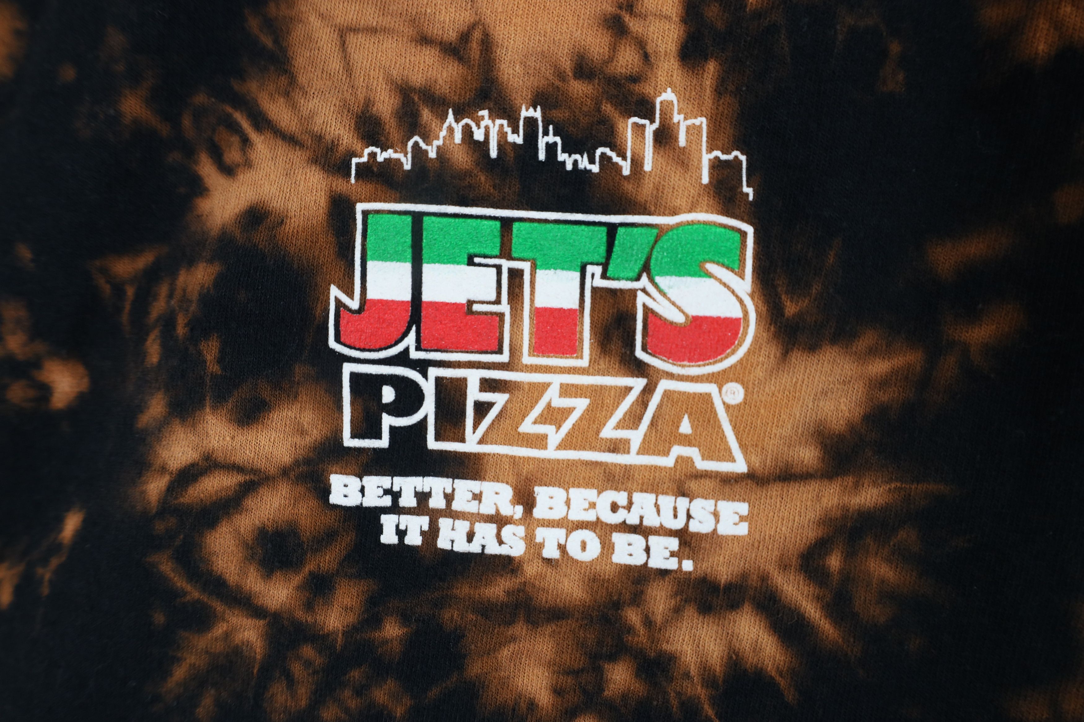 Vintage Vintage Streetwear Acid Wash Jets Pizza Short Sleeve T-Shirt Size US XXL / EU 58 / 5 - 4 Thumbnail