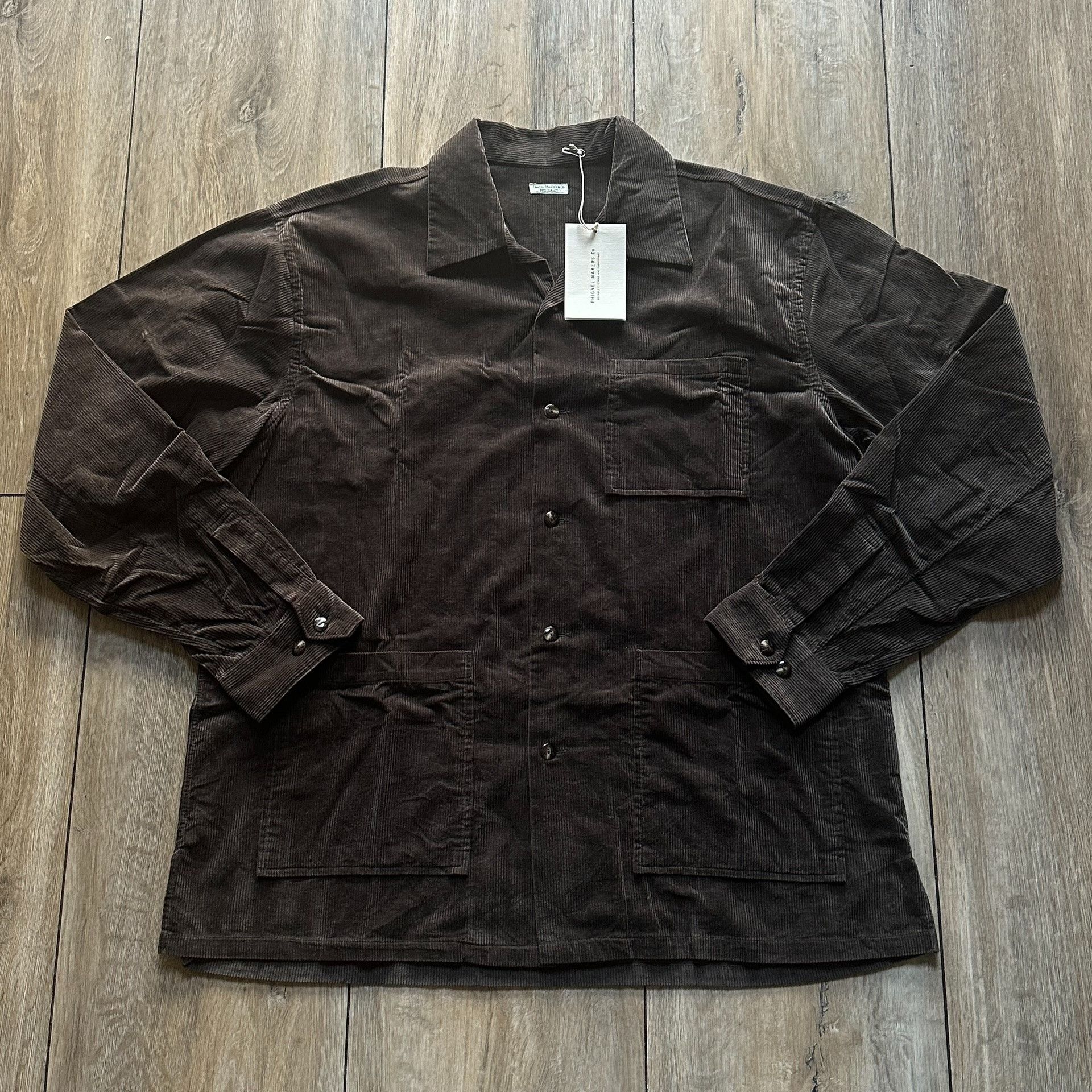 Phigvel Makers Co Corduroy Jacket Shirt