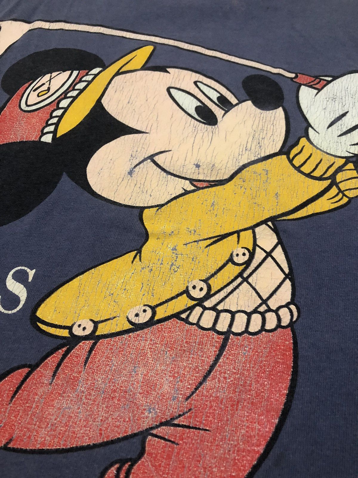 Disney × Mickey Mouse × Vintage Vintage Mickey Mouse Embroidered Golf Velva Sheen t-shirt Size US XL / EU 56 / 4 - 8 Thumbnail
