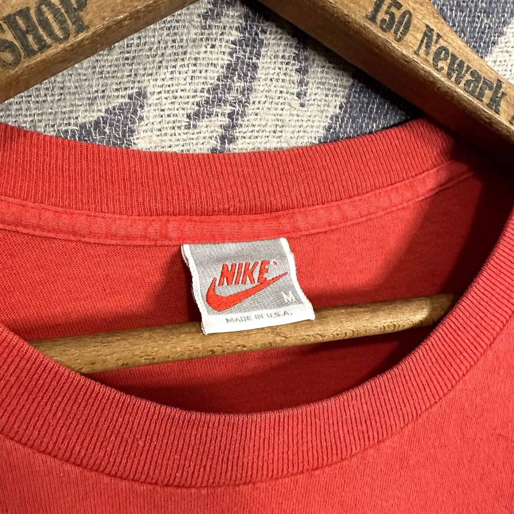 Nike VINTAGE Nike Bo Jackson T Shirt Red 1990s 90s USA Made M Mens Short Sleeve Crew Neck Graphic Print Shirt Size US M / EU 48-50 / 2 - 4 Thumbnail