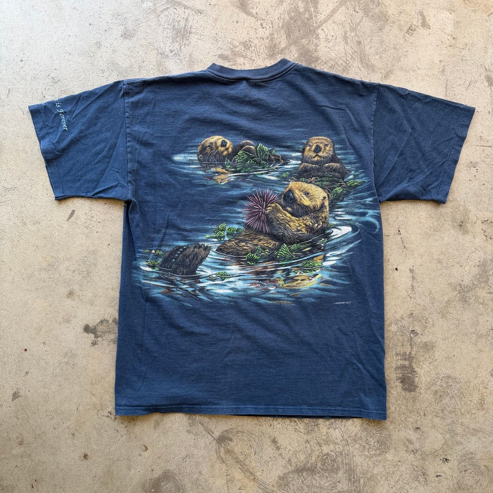 Other Vintage 90s Habitat Sea Otter "Extinction is Forever" Tee Size US L / EU 52-54 / 3 - 5 Thumbnail