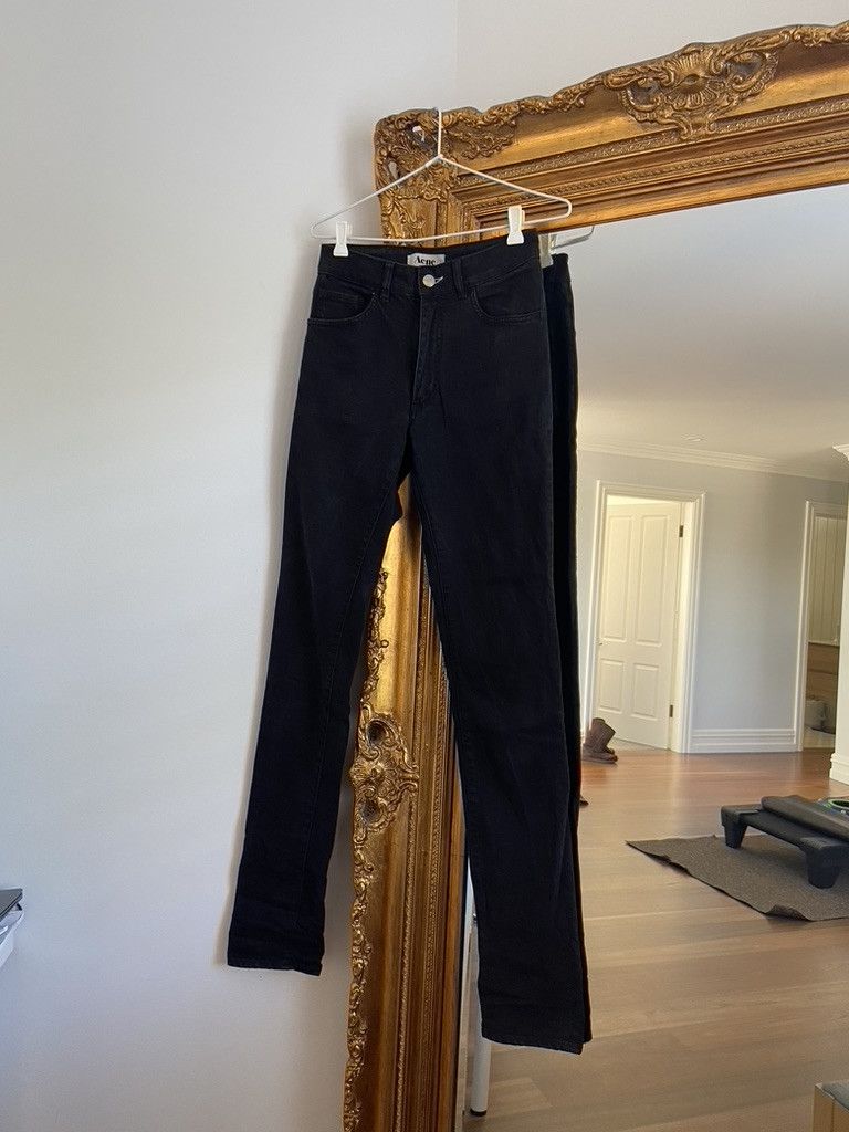 Acne Studios High Waisted Jeans Slim Size 28" / US 6 / IT 42 - 2 Thumbnail