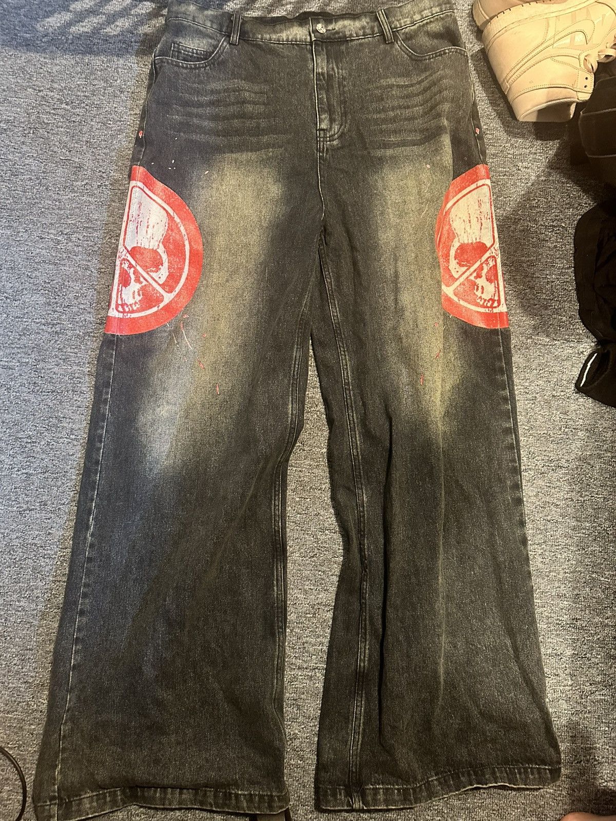 Other Peaceinwar “Blood Jeans” TheEndV2 Size US 35 - 2 Thumbnail