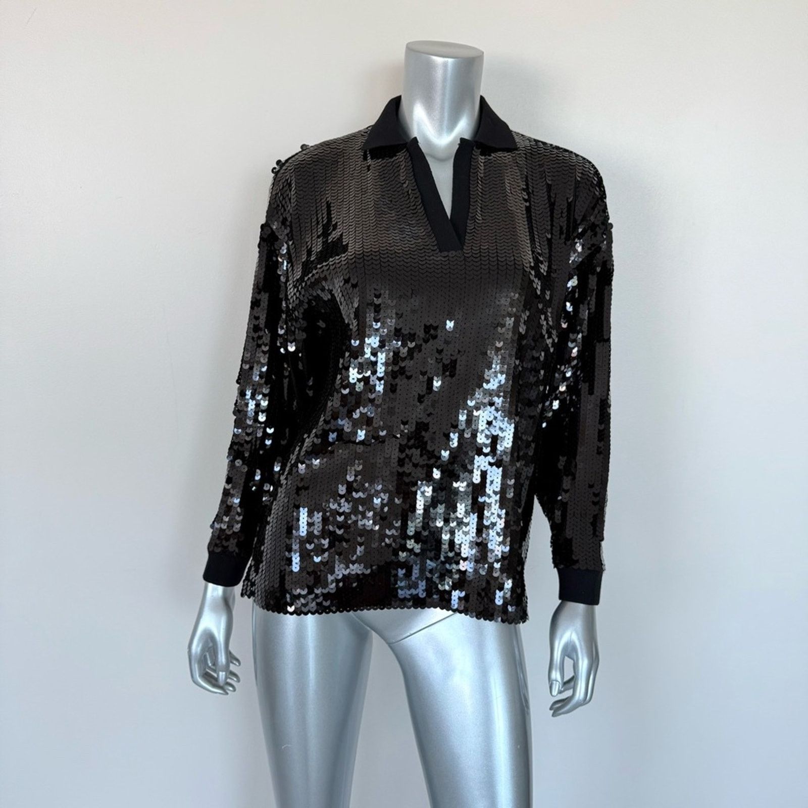 Zara NEW!!! Zara women top with sequins size S Size S / US 4 / IT 40 - 1 Thumbnail