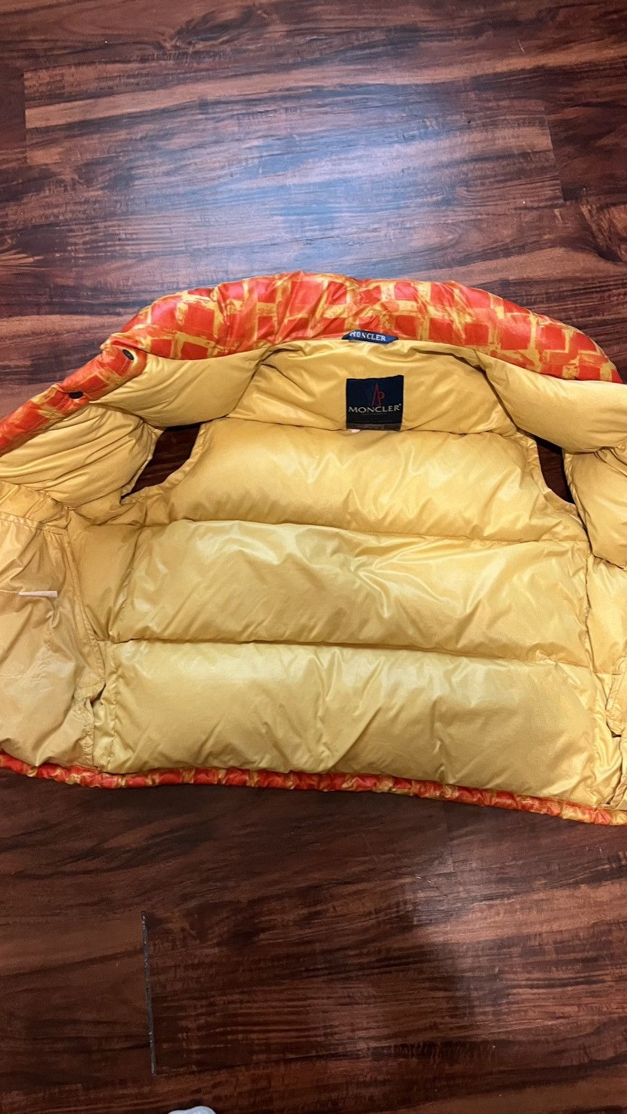 Moncler Orange Moncler Vest Size US XXS / EU 40 - 2 Thumbnail