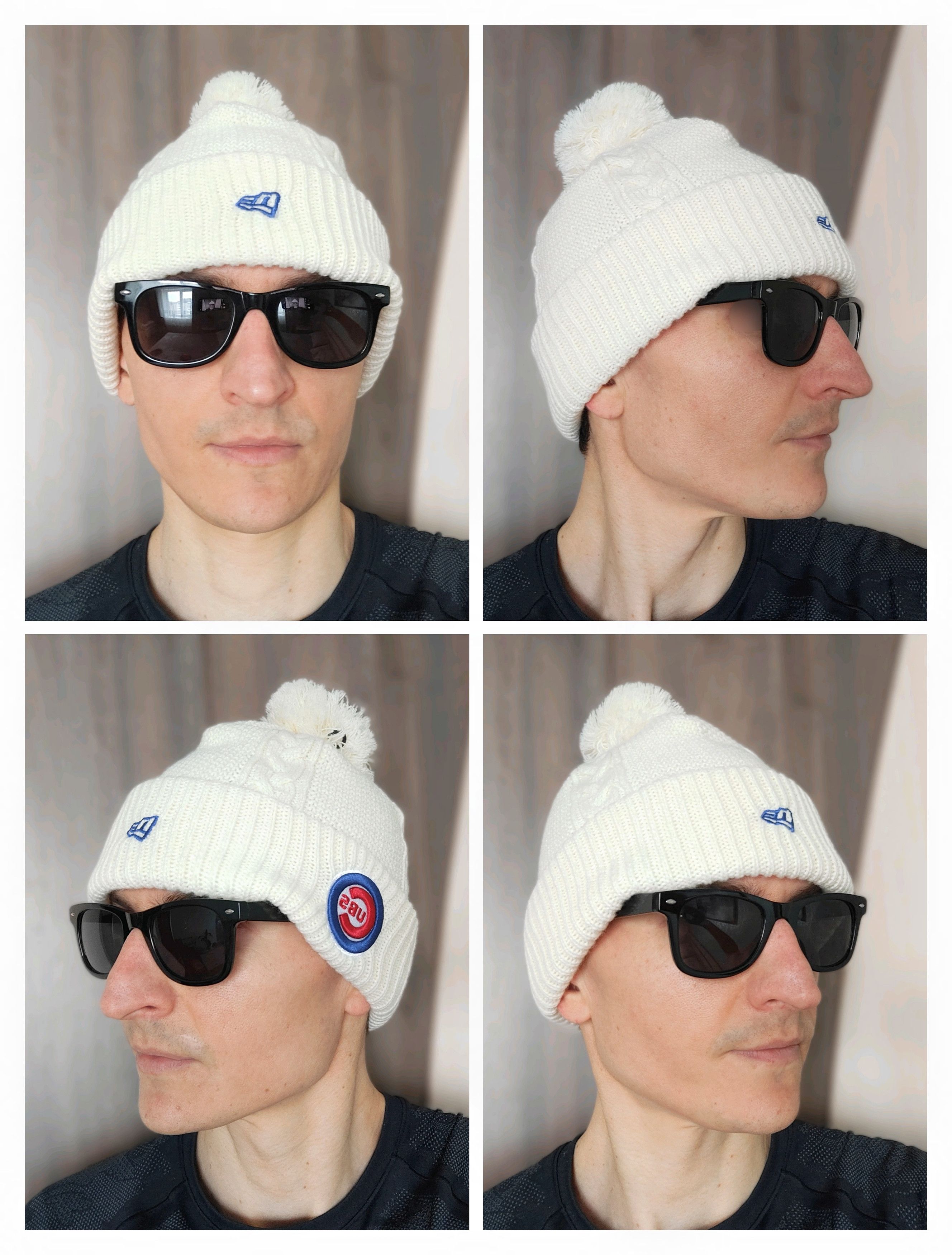 New Era New Era Chicago Cubs MLB Beanie Hat Cable Knit Pom Bubble Size ONE SIZE - 2 Thumbnail