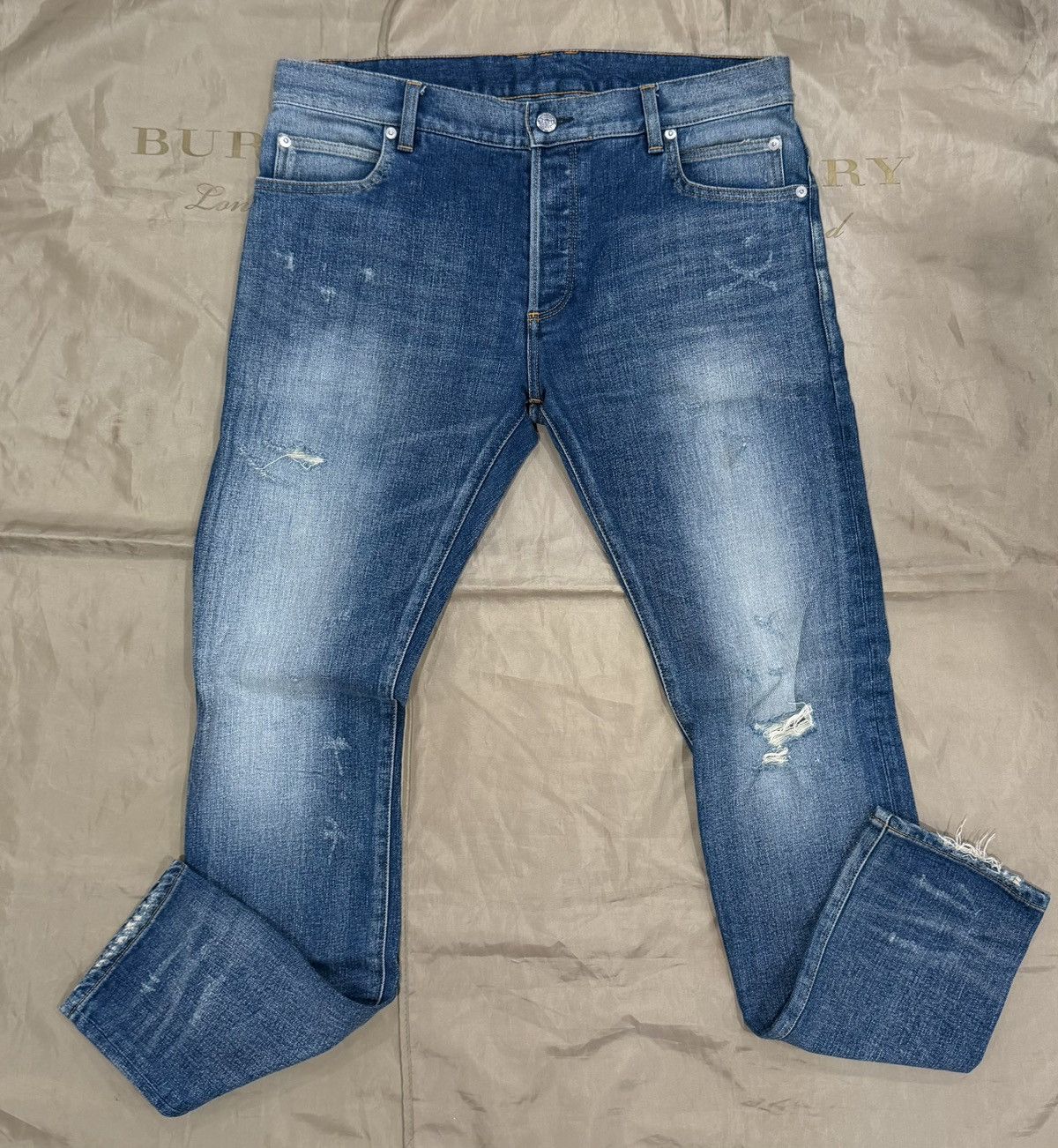 Balmain Balmain blue jeans slim fit jeans size 33 Size US 33 - 1 Thumbnail