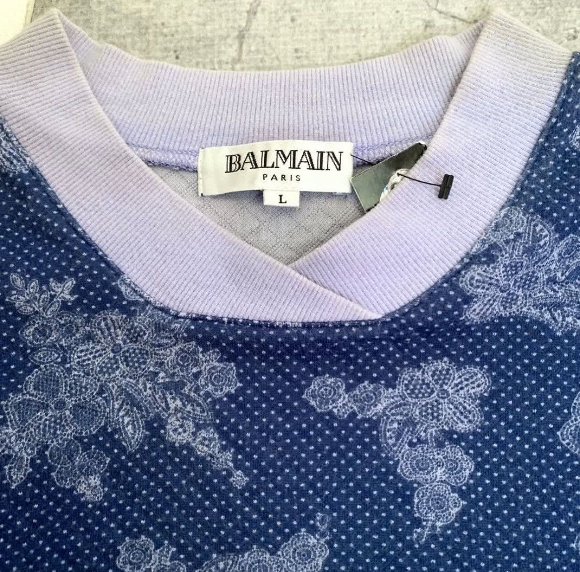 Balmain × Pierre Balmain × Vintage Balmain Paris Sweatshirt Size US L / EU 52-54 / 3 - 3 Thumbnail