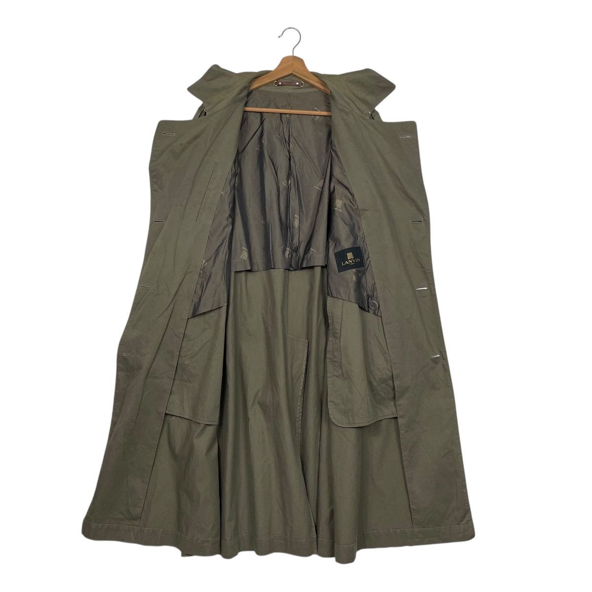 Lanvin Lanvin Double Breasted Khakis Trenchcoat Size US M / EU 48-50 / 2 - 12 Thumbnail