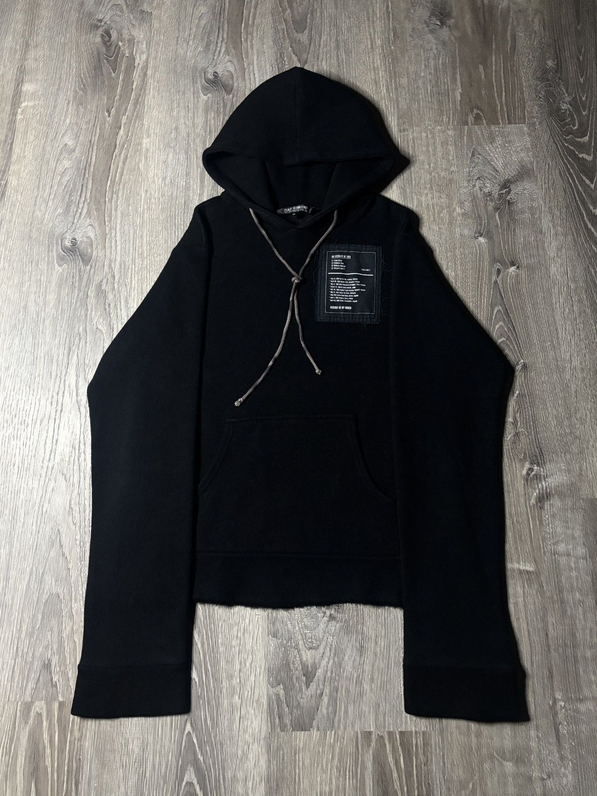 Raf Simons AW 05-06 ALL SHADOWS OVERSIZED HOODIE | Grailed