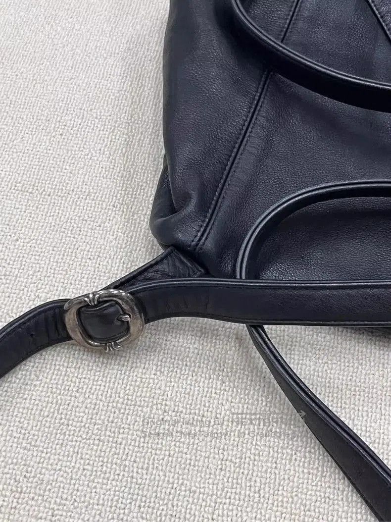 Chrome Hearts Chrome Hearts Black Leather Shoulder Bag. Size ONE SIZE - 4 Thumbnail