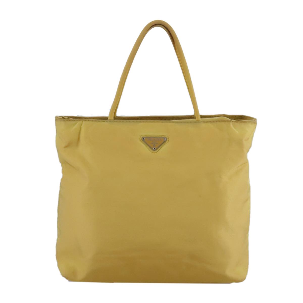 Prada Re-Nylon Yellow Metal Handbag (Pre-Owned) Size ONE SIZE - 1 Thumbnail