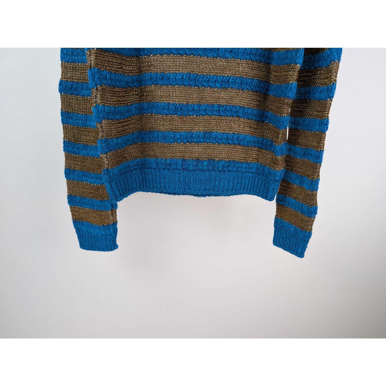 Acne Studios o1rshd1 Sweater in Blue/Brown Size US S / EU 44-46 / 1 - 12 Thumbnail