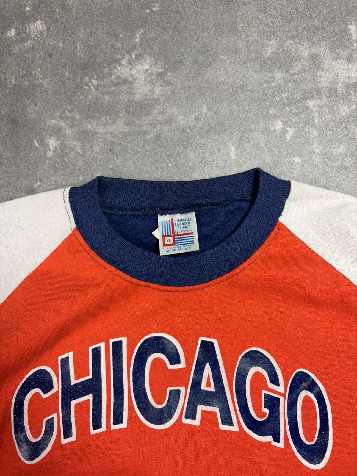 NFL 80/90s Garan Chicago Bears Printed Crewneck Sweatshirt XL Size US XL / EU 56 / 4 - 12 Thumbnail