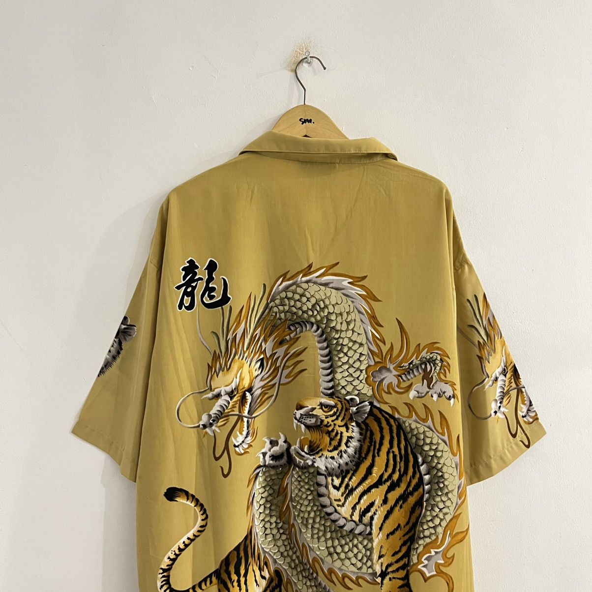 Japanese Brand Hex Dragon Y2K Style Button Up Shirt - JUN25 Size US XXL / EU 58 / 5 - 9 Thumbnail