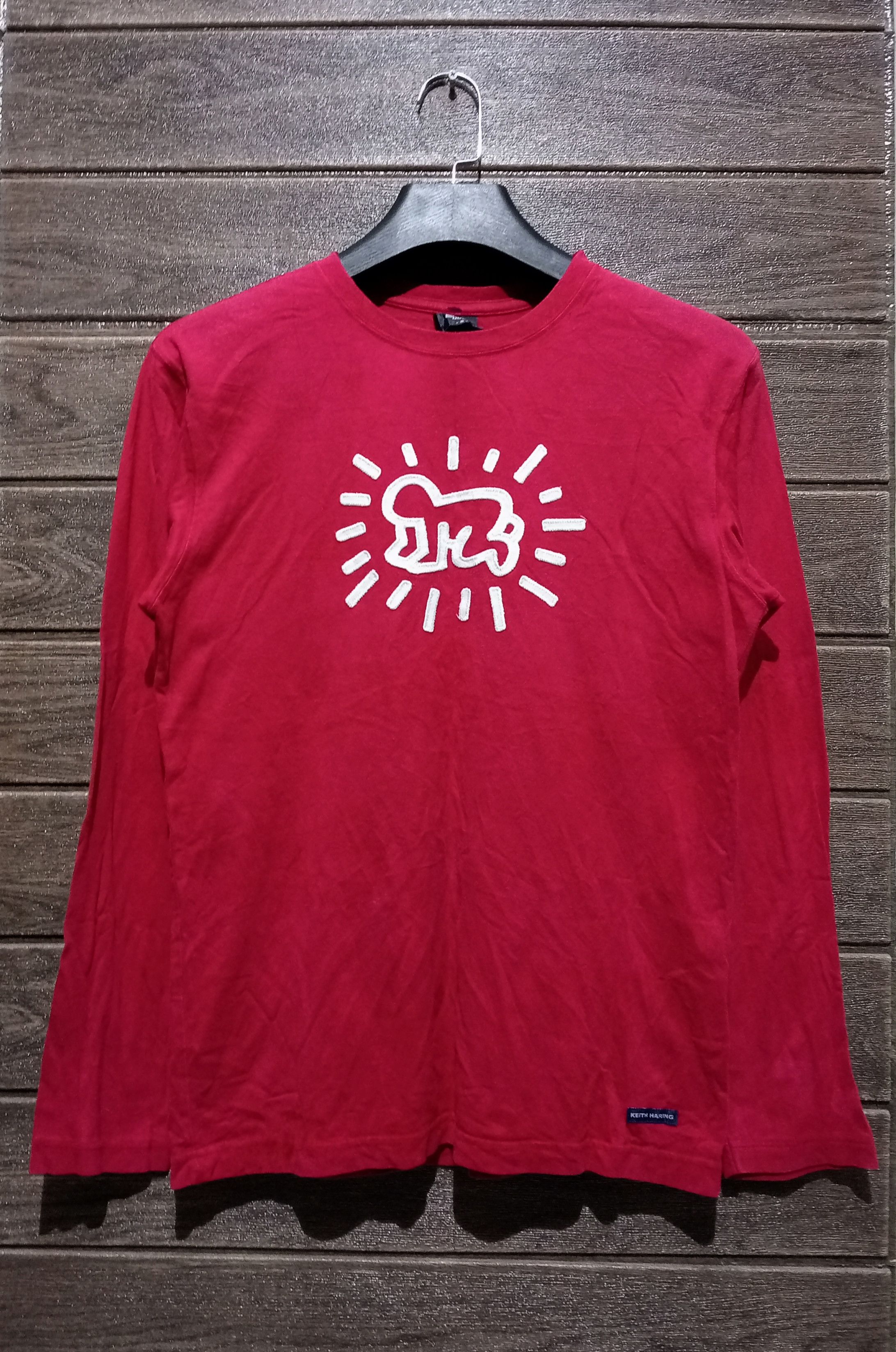 Keith Haring Vintage Keith Haring Radiant Baby Long Sleeve Tshirt Rare Size US S / EU 44-46 / 1 - 1 Thumbnail