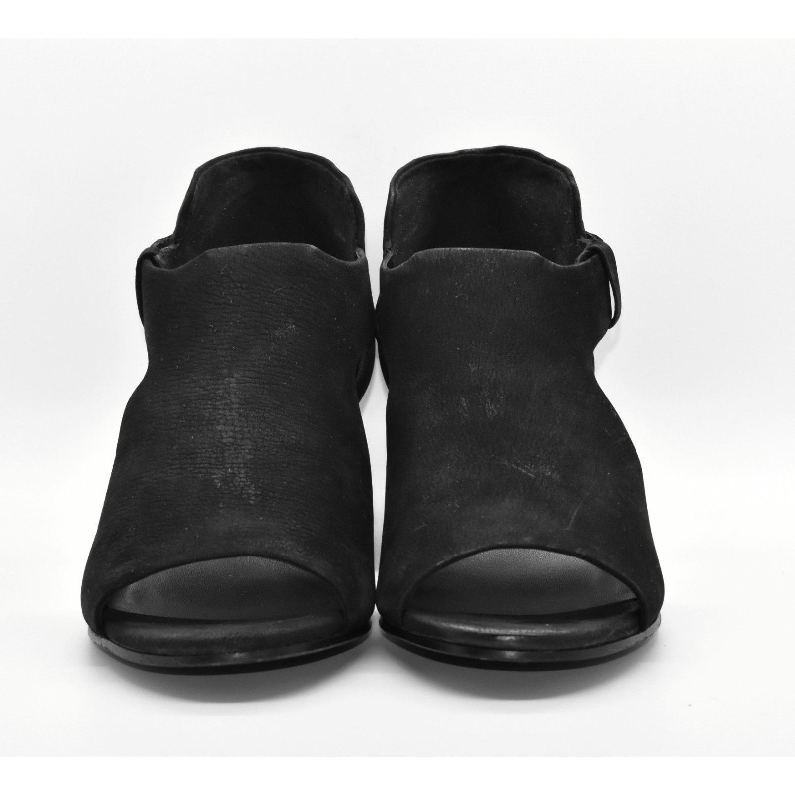 Eileen Fisher EILEEN FISHER Iris Nubuck Cutout Peep Toe Heels Sandals Sz 9 Size US 9 / IT 39 - 5 Thumbnail
