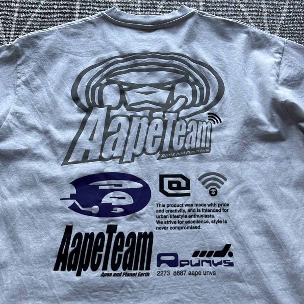 Aape ape team tee bape Size US XL / EU 56 / 4 - 4 Thumbnail