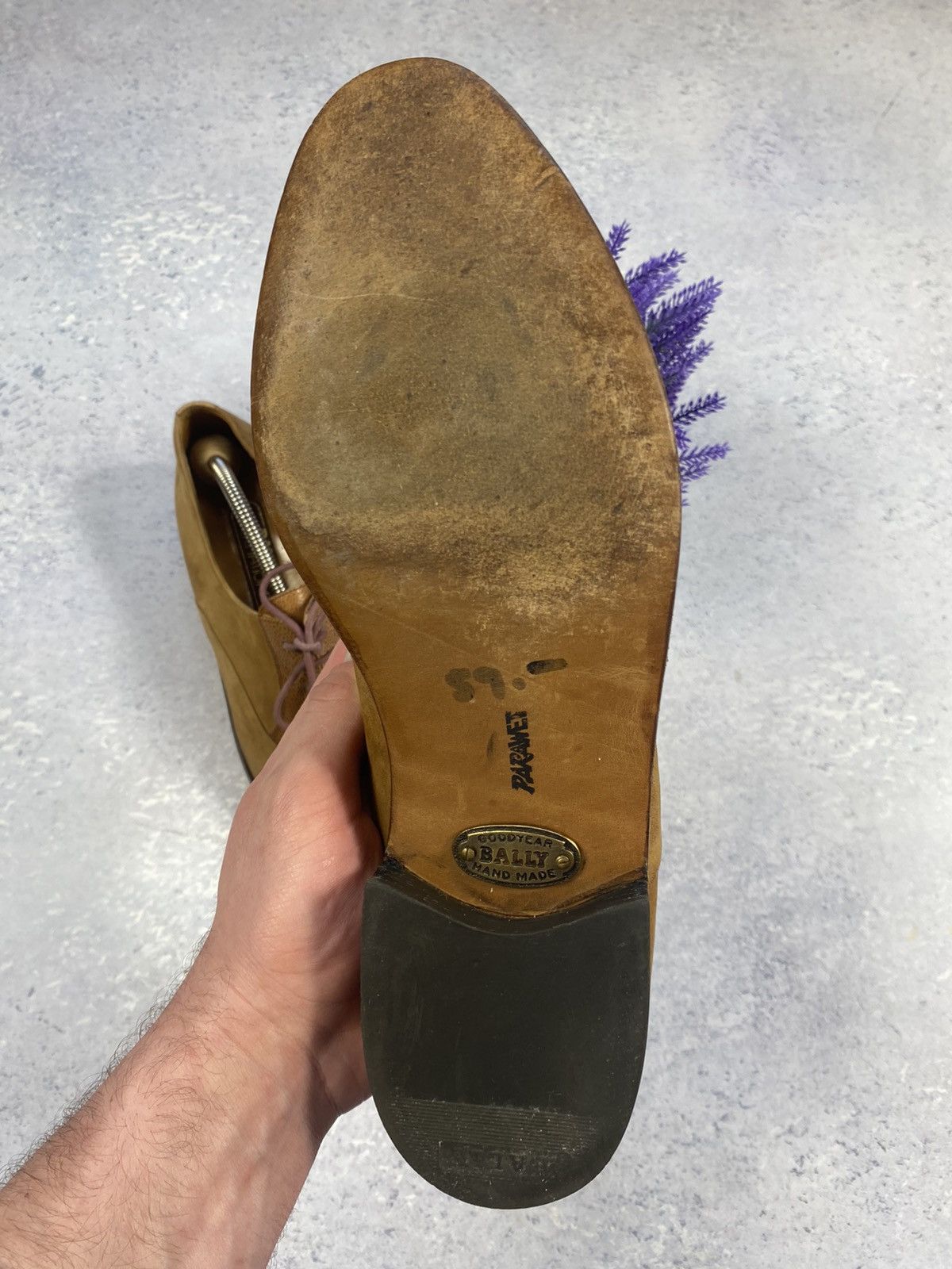 Bally Bally Suede/Leather Men’s Shoes Size US 9 1/2 Hand Made Size US 9.5 / EU 42-43 - 18 Thumbnail