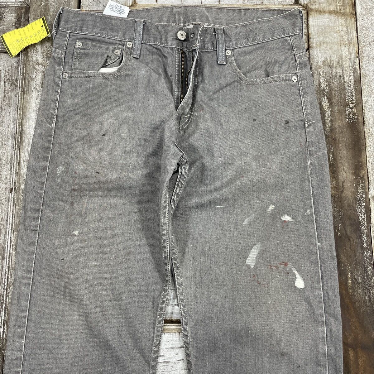 Levi's Vintage Levis 569 Gray Faded Jeans WC 271 Size US 32 / EU 48 - 3 Thumbnail