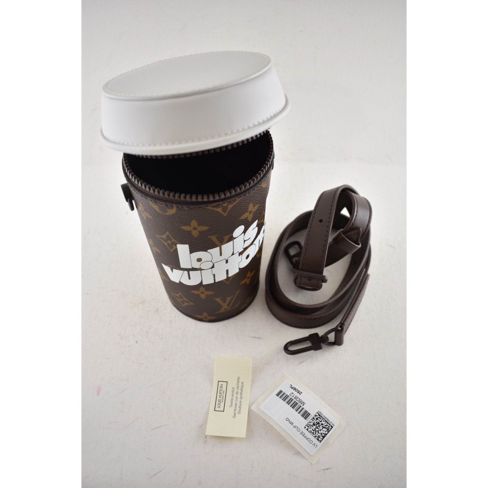 Louis Vuitton Coffee Cup Monogram LV Logo Crossbody Shoulder Bag Size ONE SIZE - 4 Thumbnail