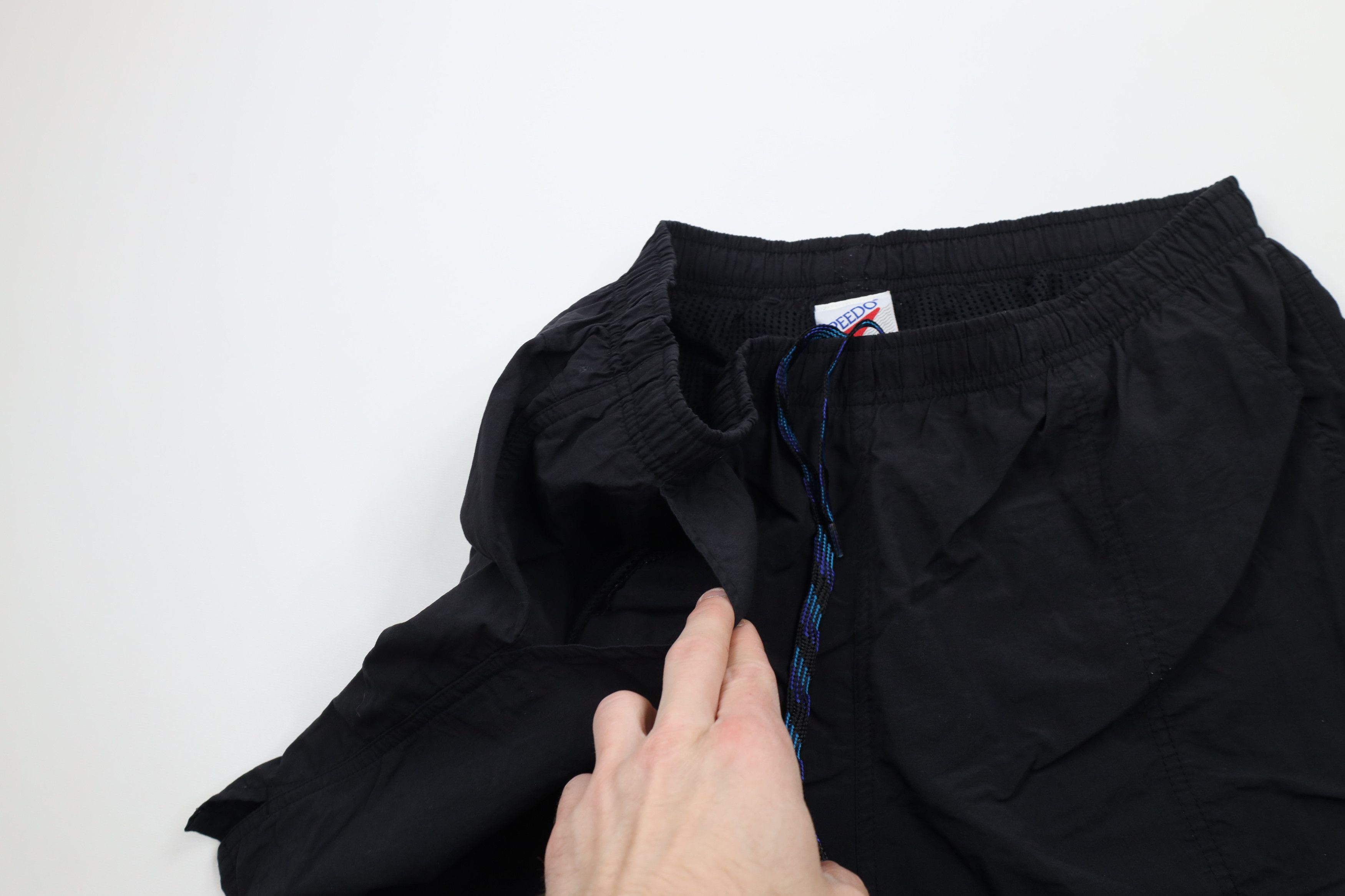 Speedo × Vintage Vintage 90s Speedo Lined Above Knee Shorts Swim Trunks Size US 34 / EU 50 - 6 Thumbnail