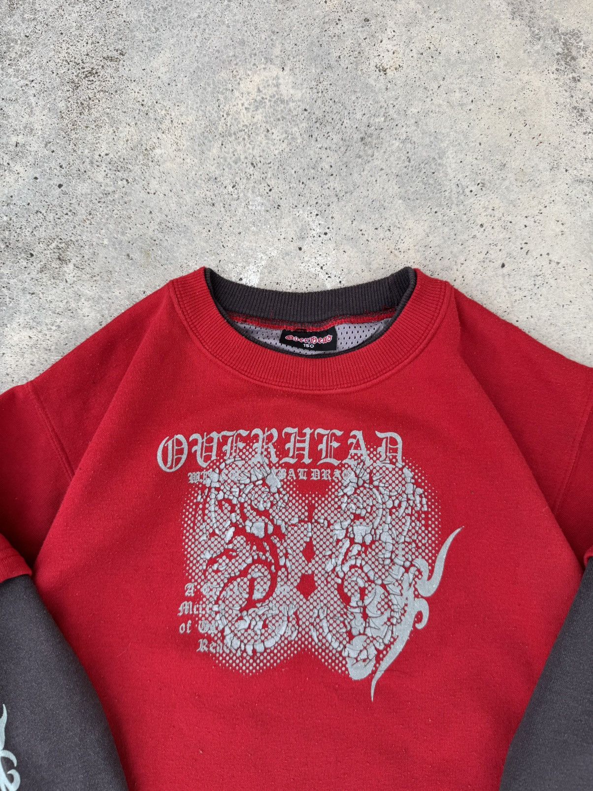 Affliction 2000s Overhead Cyber Spiral Tattoo y2k Sweatshirt Size US XS / EU 42 / 0 - 2 Thumbnail