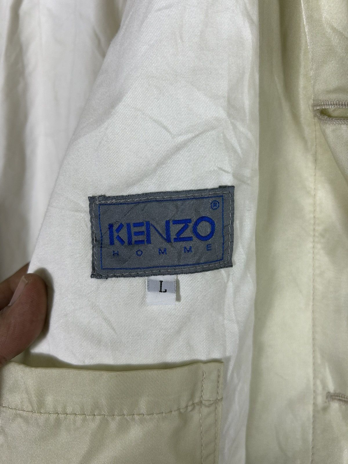 Kenzo Vintage Kenzo Homme Oversized Nylon Coat Made in Italy Size US L / EU 52-54 / 3 - 10 Thumbnail