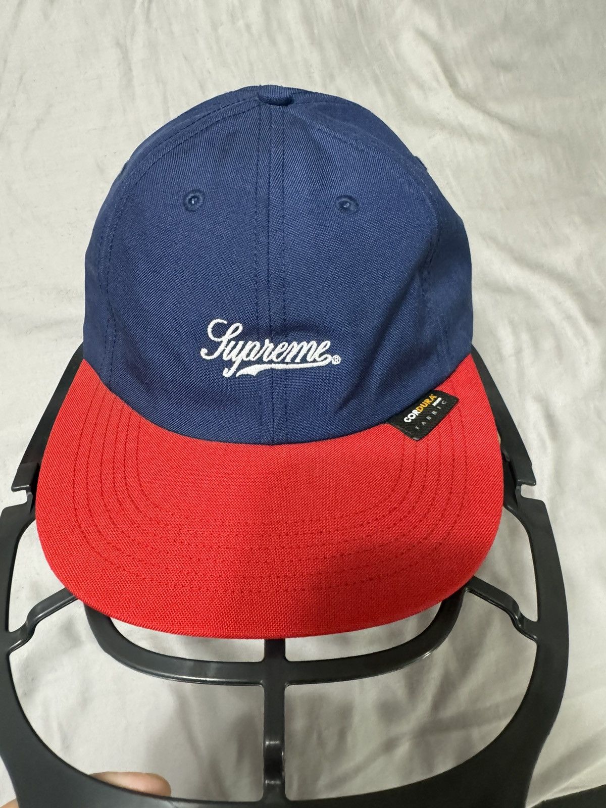 Supreme Cordura Script Logo 6-Panel (SS19) - $48