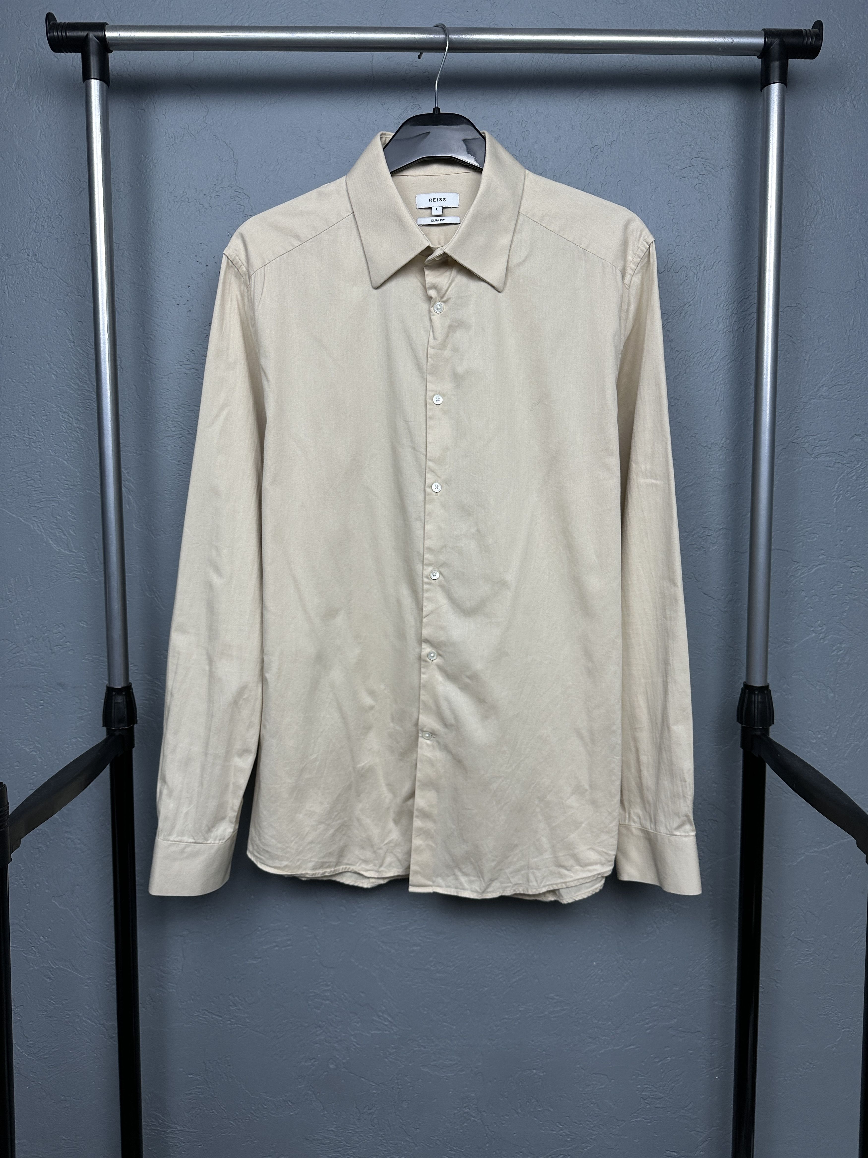 Reiss Reiss Mens Long Sleeve Shirt Size US L / EU 52-54 / 3 - 1 Thumbnail