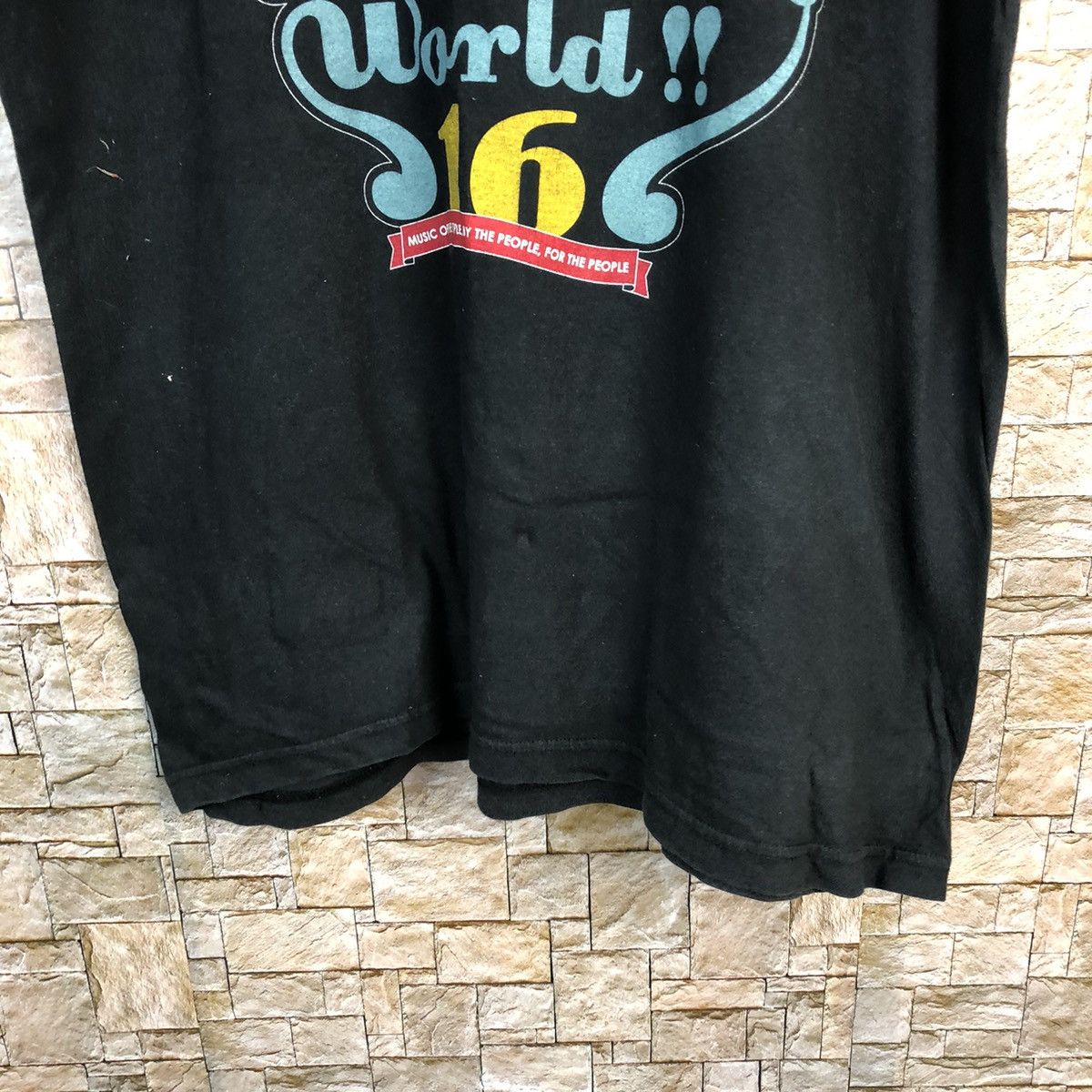 Japanese Brand × Vintage Okinawa Black Short T-Shirt #A391 Size US L / EU 52-54 / 3 - 6 Thumbnail
