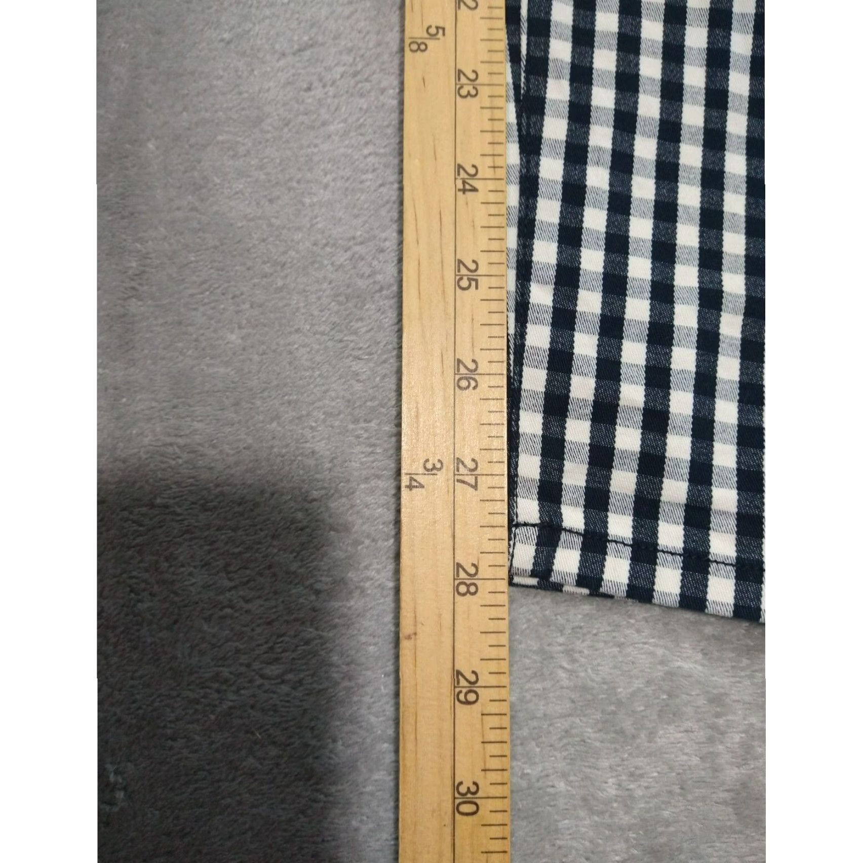 Vineyard Vines VINTAGE? No. Vineyard Vines Pants Womens 6 Black White Gingham Slim Casual Trousers Size 28" / US 6 / IT 42 - 5 Thumbnail