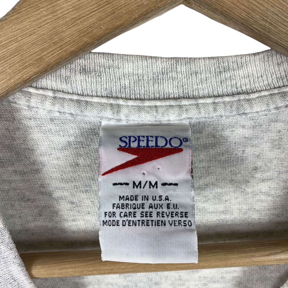 Speedo × Vintage Vintage 90s SPEEDO big logo back logo Surfing tee Size US M / EU 48-50 / 2 - 4 Thumbnail