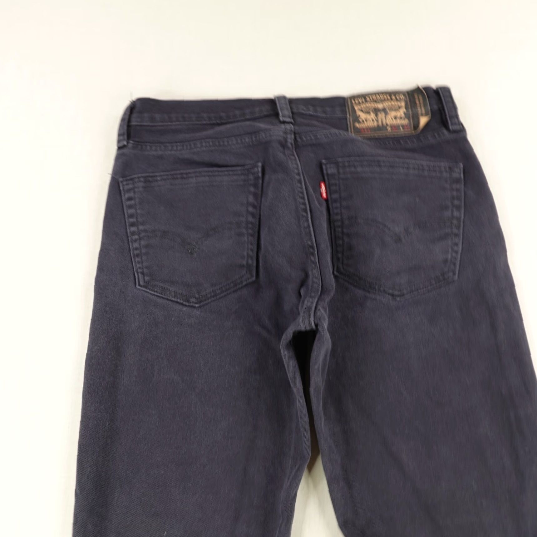 Levi's Levis Jeans Mens 32x32 Black Denim 511 Slim Fit Tapered Leg Red Tab Flex Pants Size US 31 - 6 Thumbnail