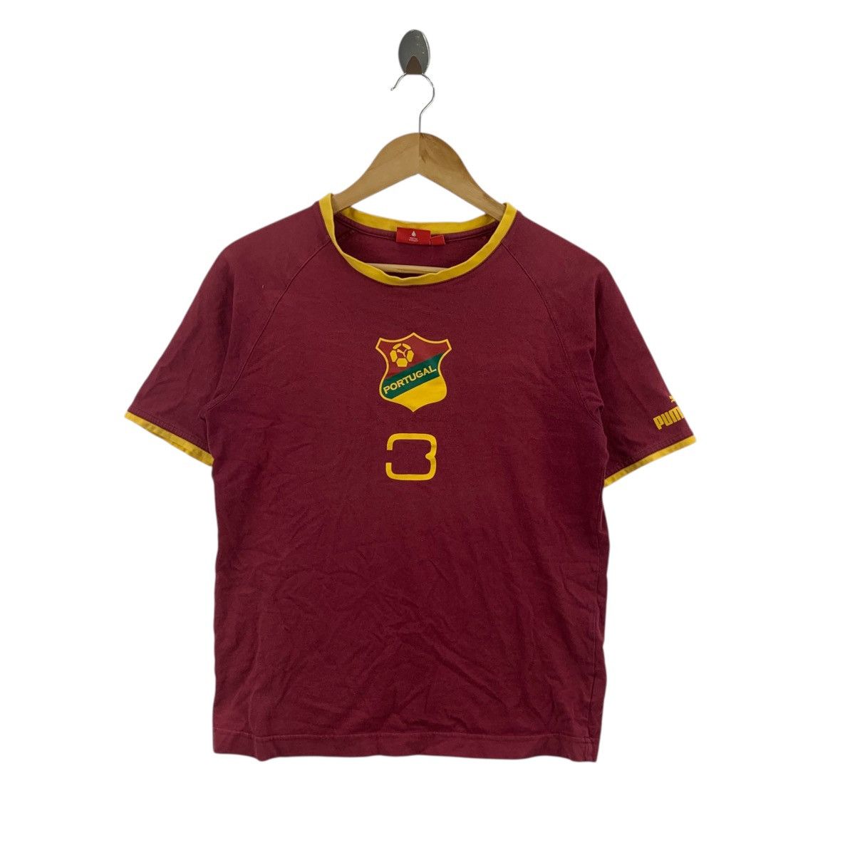 Puma PUMA x PORTUGAL PEPE National Team Football Tee Shirt Top Size S / US 4 / IT 40 - 3 Thumbnail