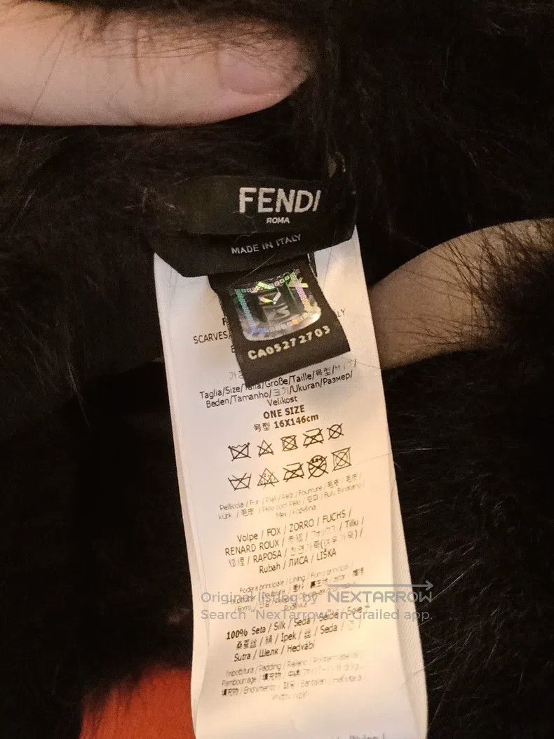 Fendi Fendi size 16*146 cm Fox fur scarf Size ONE SIZE - 4 Thumbnail