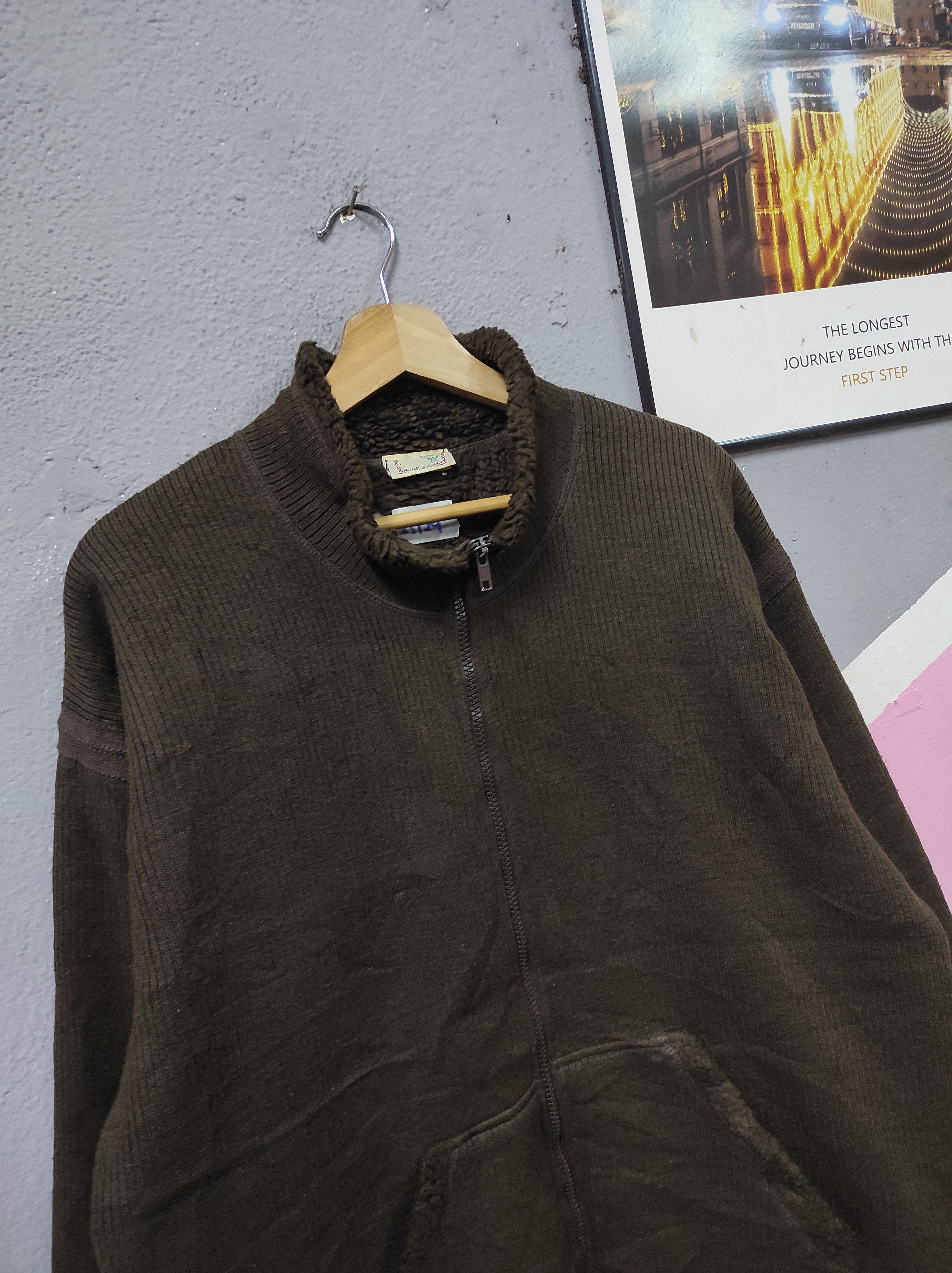 MCM × Vintage LEGERE MCM LINING SHERPA JACKET SWEATER Size US M / EU 48-50 / 2 - 2 Thumbnail